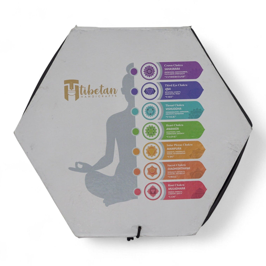 * Coffret de bol chantant noir aux phases lunaires, 10,7 cm