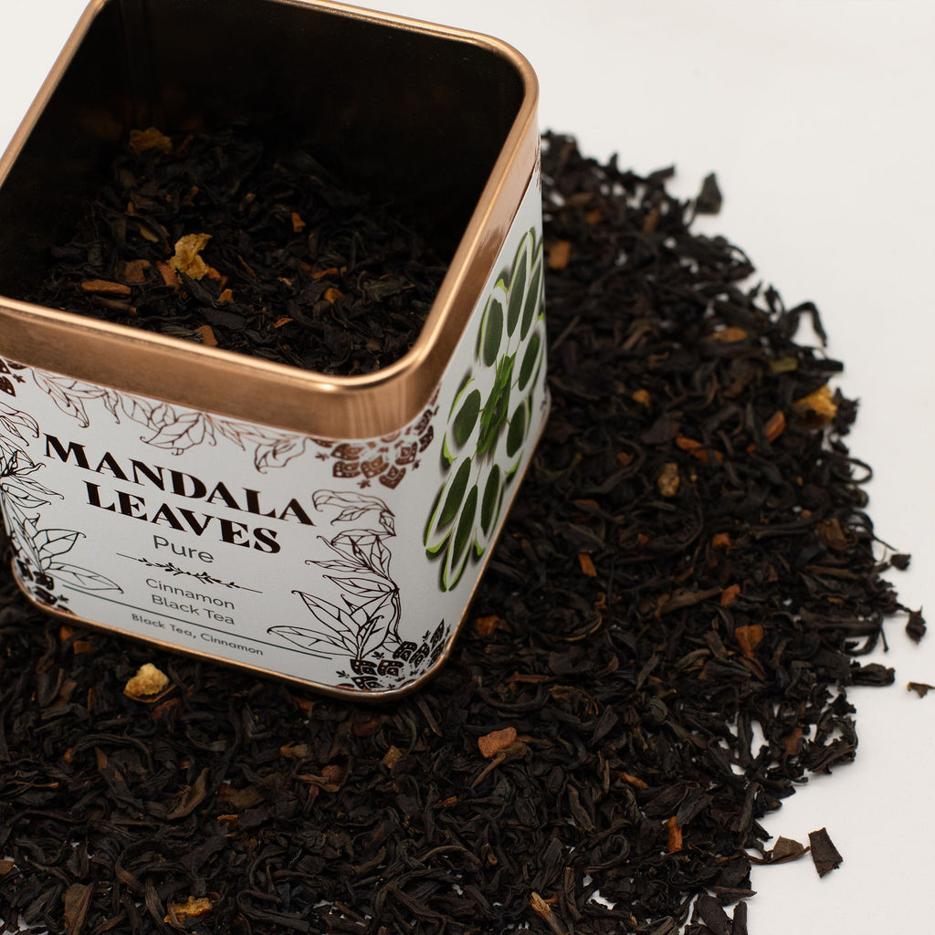 Thé Noir Bio Narnaja 50g – Thé Noir Écorce d’Orange Artisanal | Boîte Métallique Réutilisable