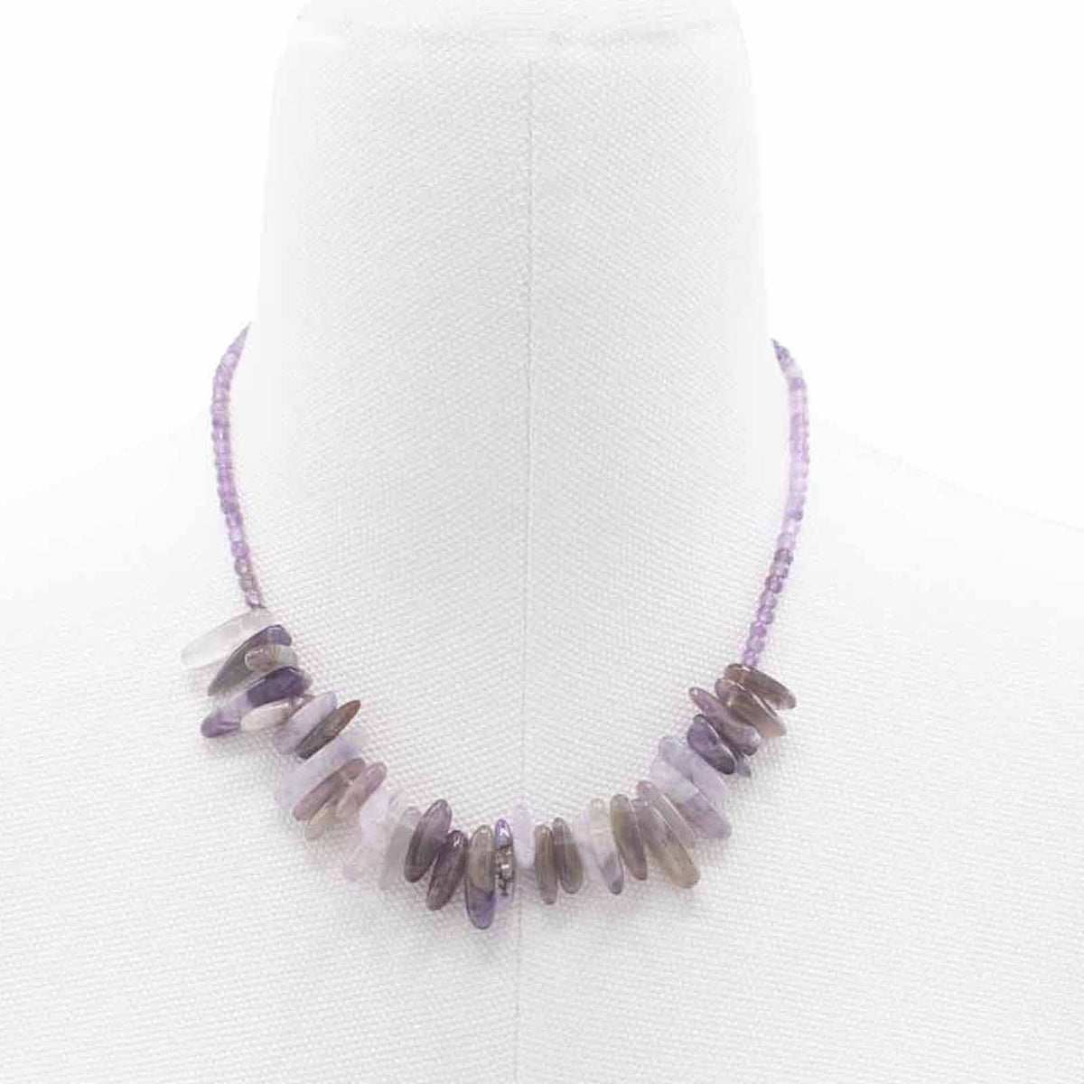 Collier Longstone en améthyste