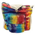 Sac Études Tie-Dye en Chanvre avec Poche Avant – Teinture Artisanale | Fait Main Népal