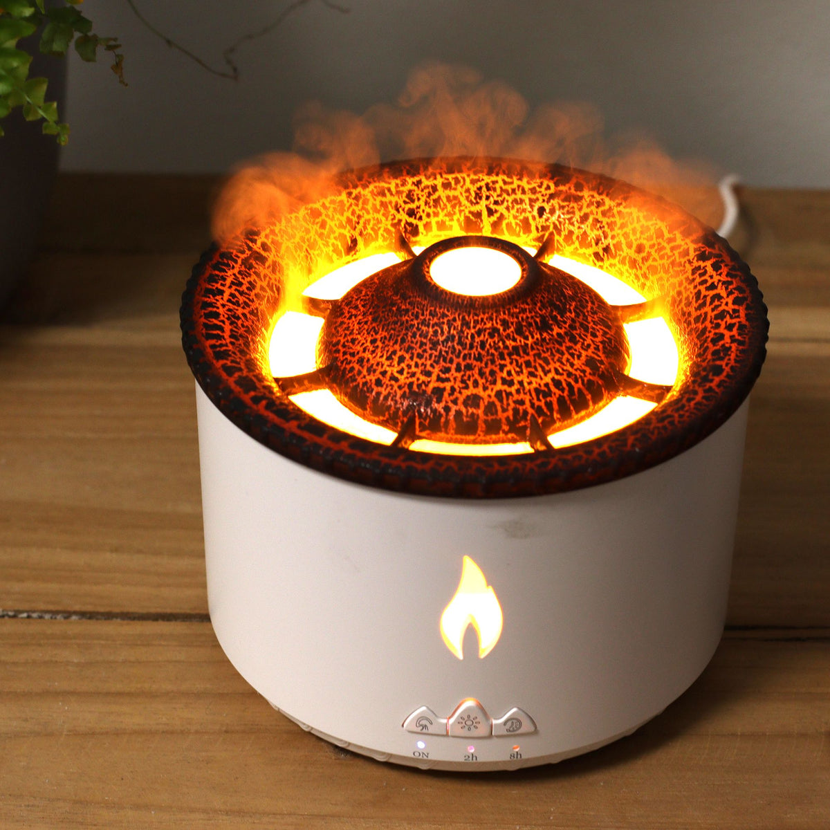 * Diffuseur d’arômes effet volcan 360 ml – Format moyen – Sur secteur – Deux couleurs