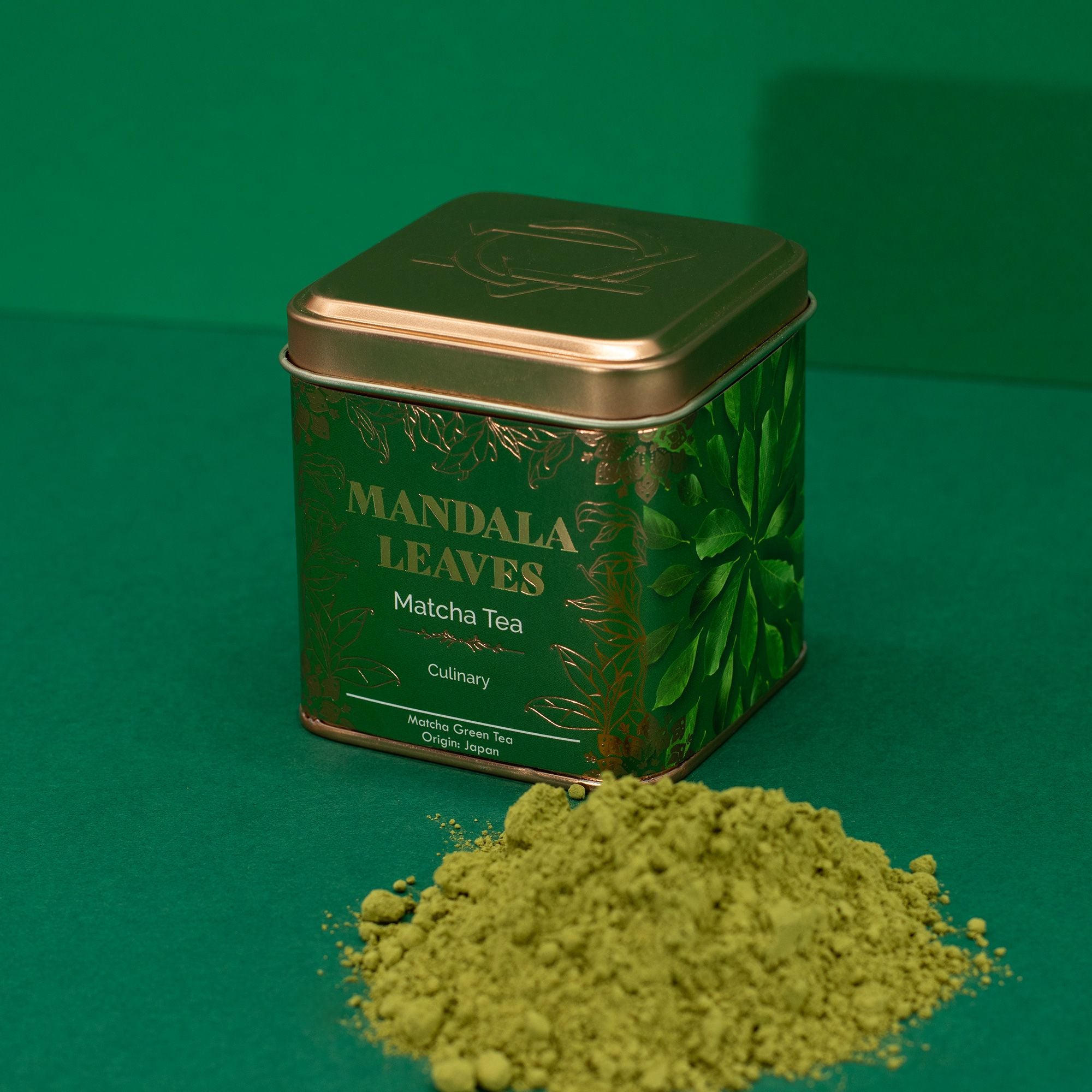 Matcha Culinaire Bio 50g – Poudre de Thé Vert Japonais | Lattes Smoothies Pâtisserie | Boîte Métallique