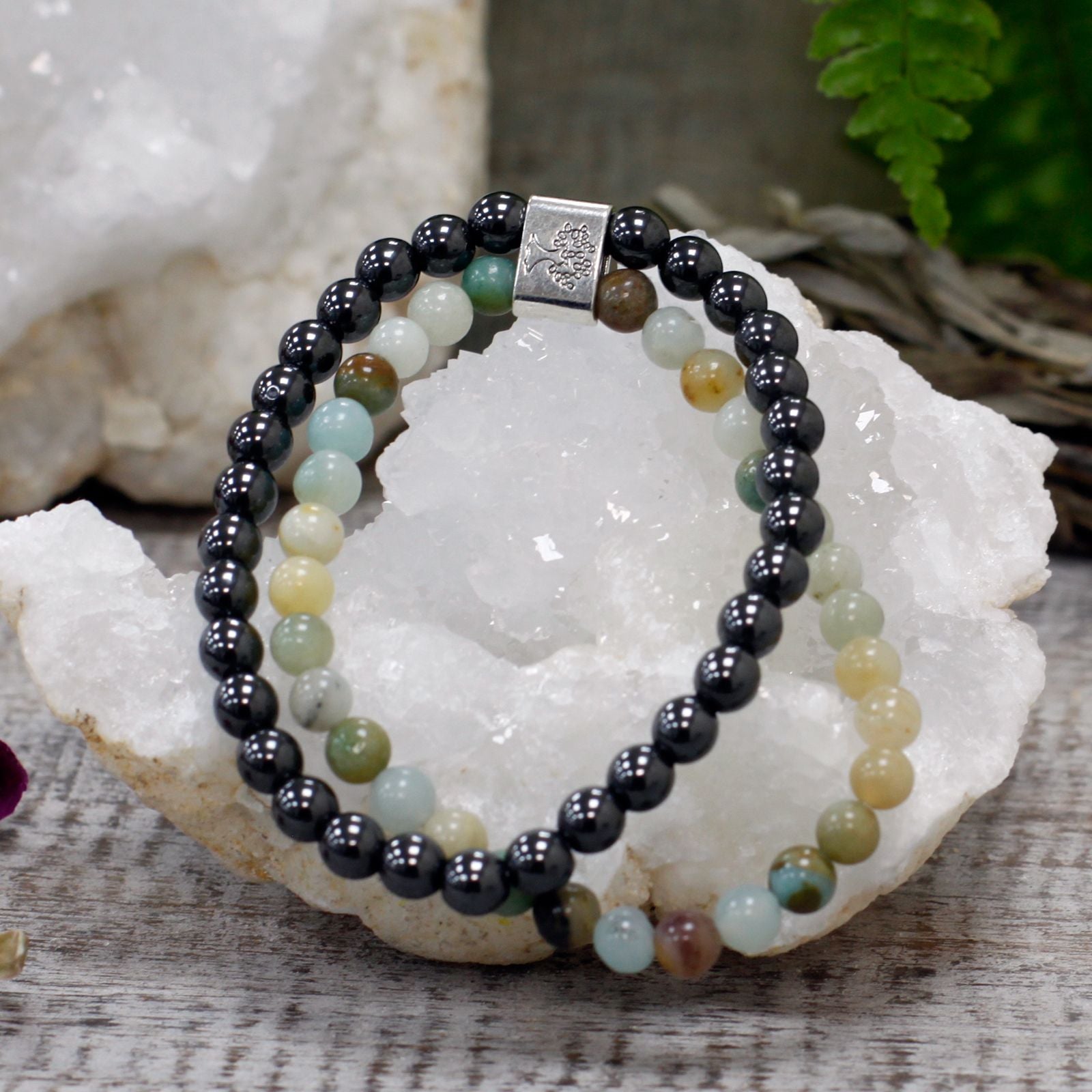 Bracelet Magnétique en Pierres Naturelles – Amazonite
