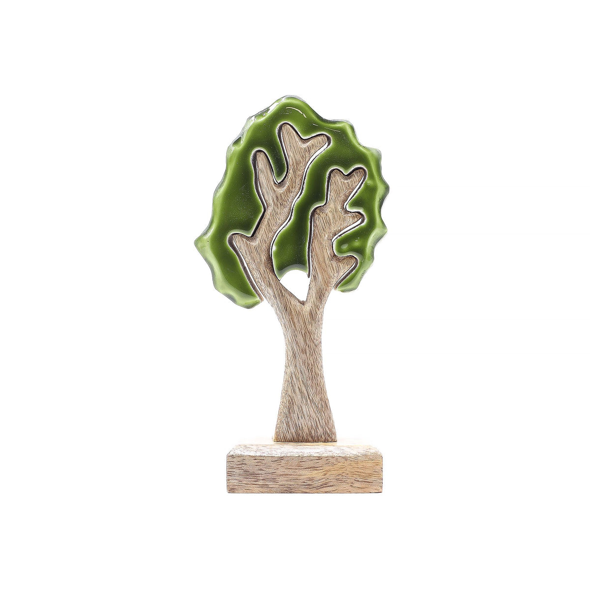 * Perdu dans la forêt – Décoration en bois 3D Arbre – 20 × 10 cm