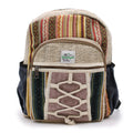 Petit Sac à Dos en Chanvre – Style Corde & Poches | Artisanal Népal