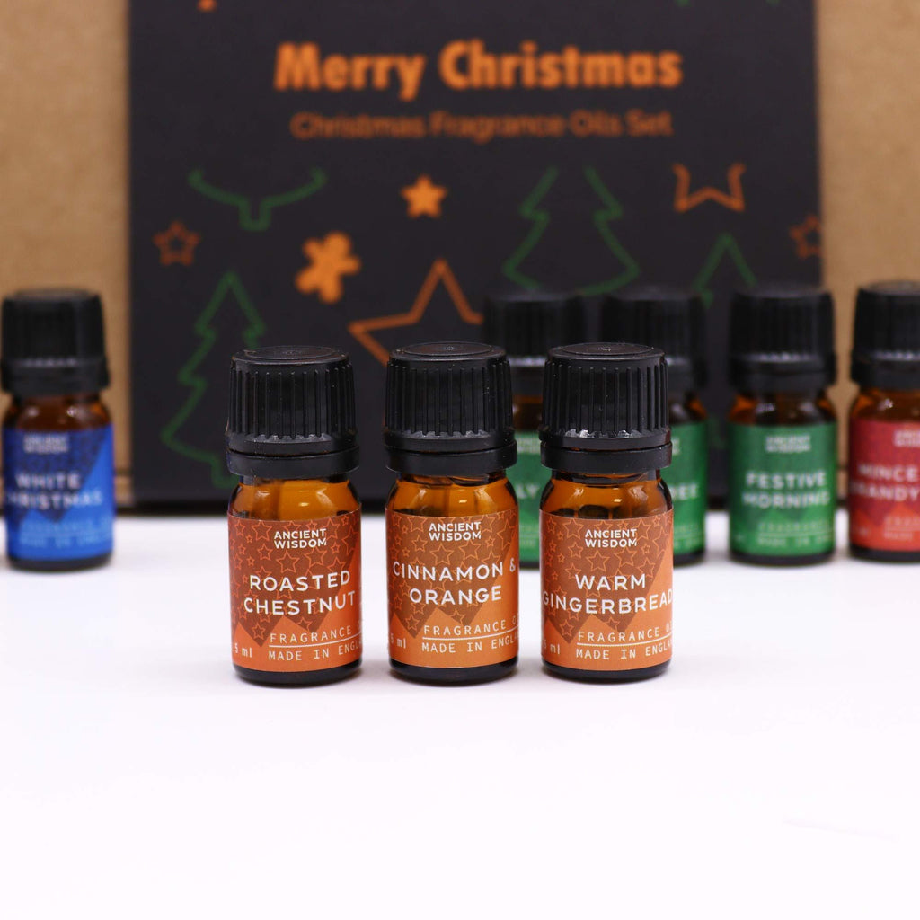 * Coffret d’huiles parfumées Délices de fête – 12 × 5 ml