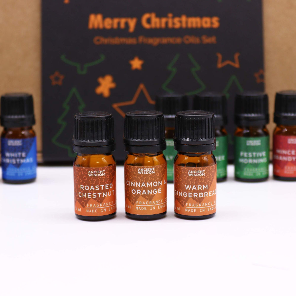 * Coffret d’huiles parfumées Délices de fête – 12 × 5 ml