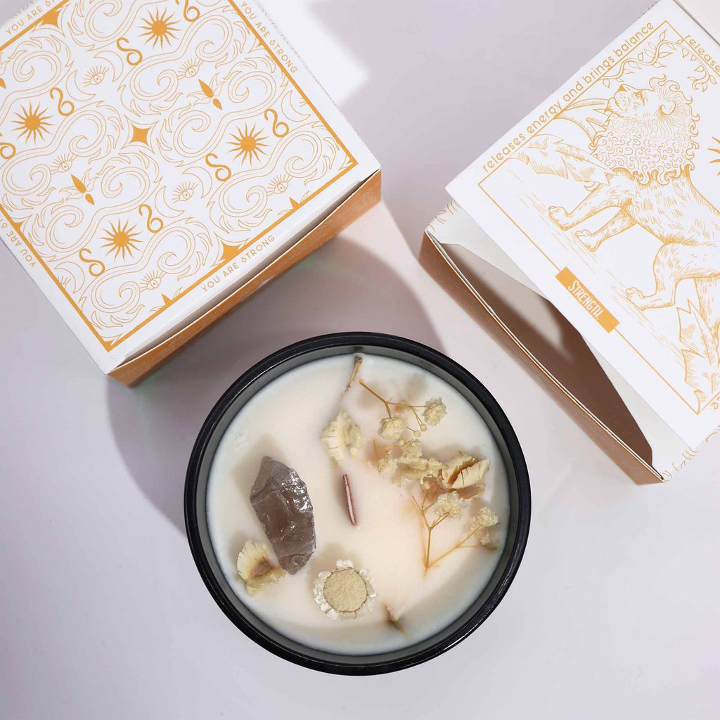 Bougie Magique aux Fleurs & Cristaux Hop Hare – Le Lion