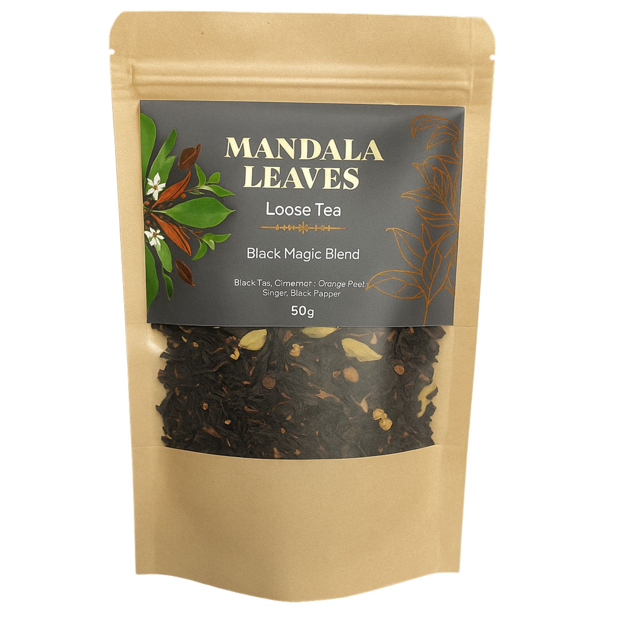 Black Magic Blend 50g – Thé Noir Pakistanais Supreme | Mélange Artisanal Stimulant