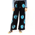 Pantalon de Détente Style Japonais – Noir & Bleu – L