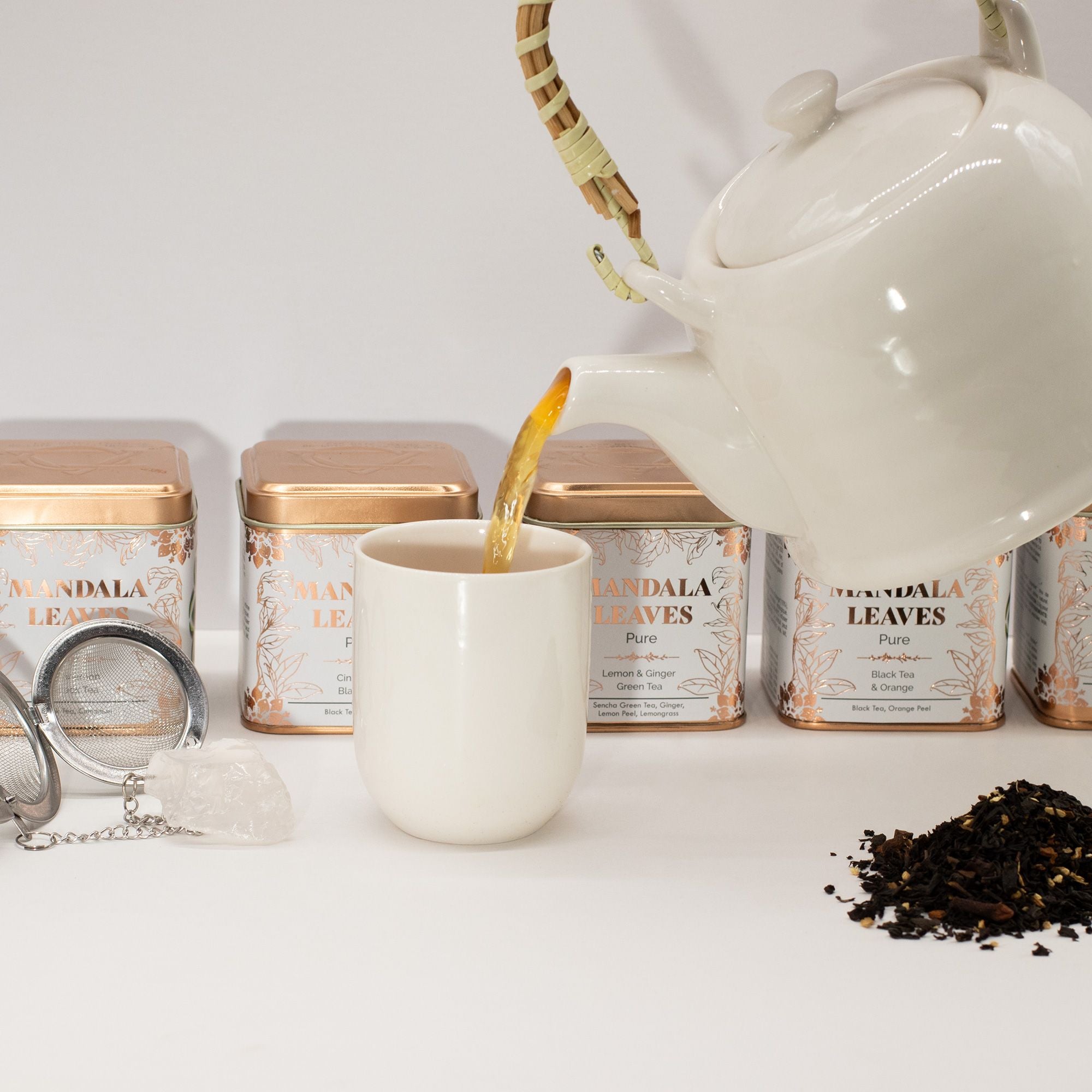 Thé Noir Bio Narnaja 50g – Thé Noir Écorce d’Orange Artisanal | Boîte Métallique Réutilisable