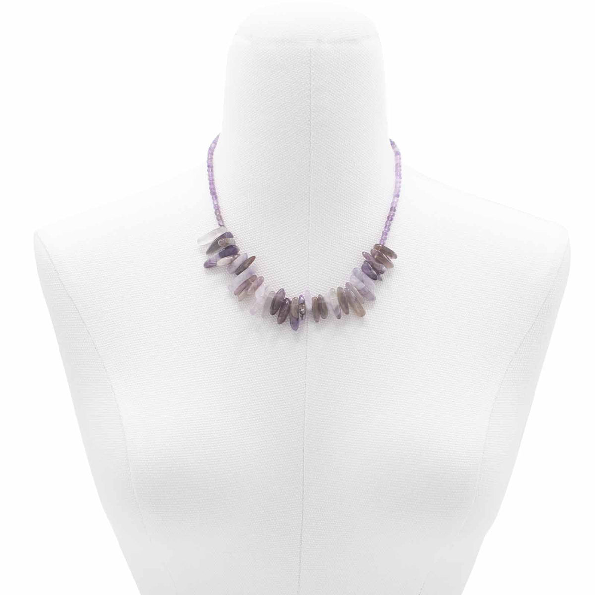 Collier Longstone en améthyste