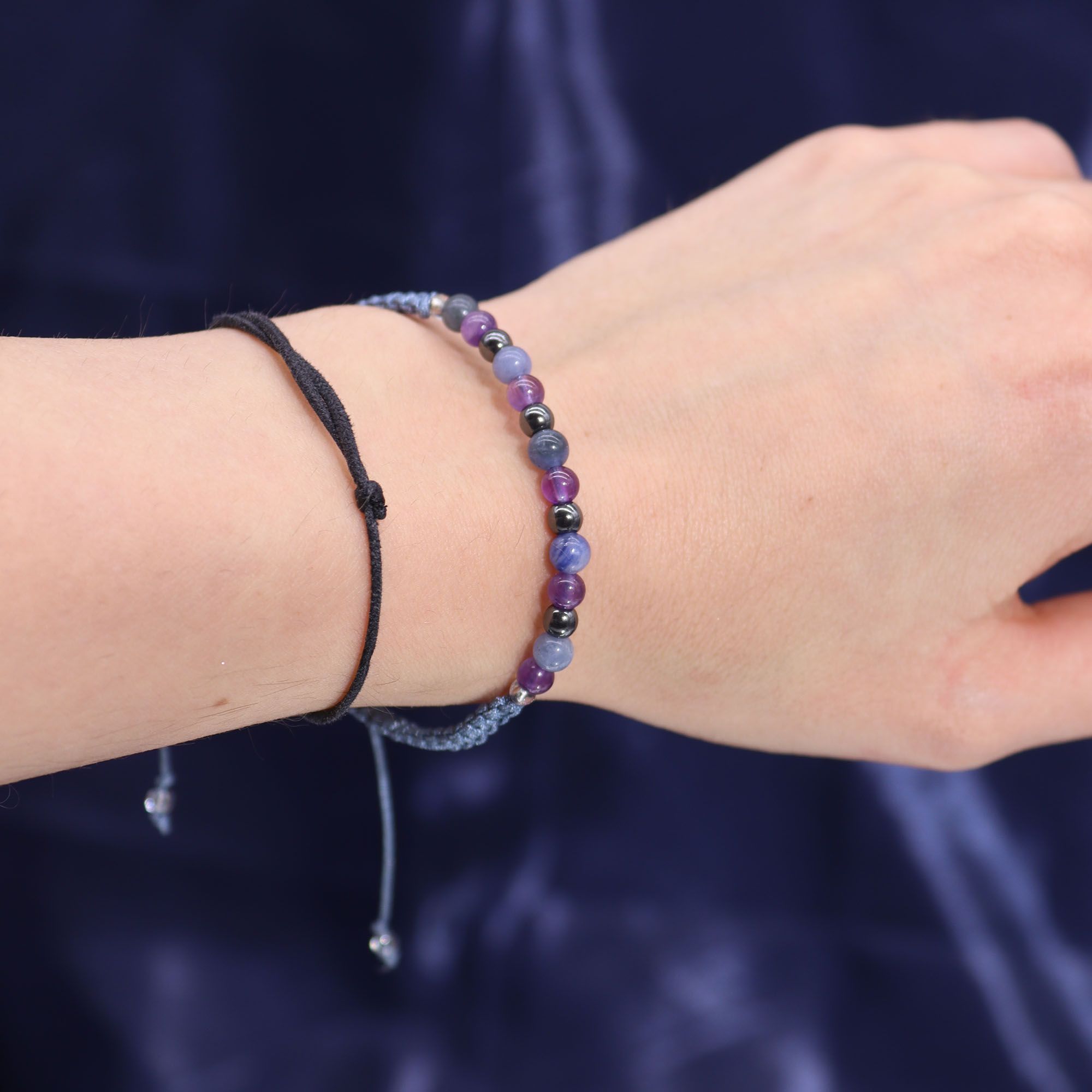 * Bougie Cristal Zodiaque avec Bracelet en Pierres Précieuses – Sagittaire