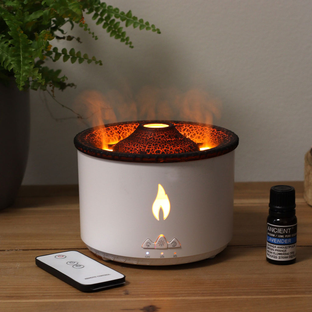 * Diffuseur d’arômes effet volcan 360 ml – Format moyen – Sur secteur – Deux couleurs