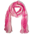 Foulard Femme Rose & Fil Doré Scintillant – Collection Nomad Sari Party Shine (180x50cm)