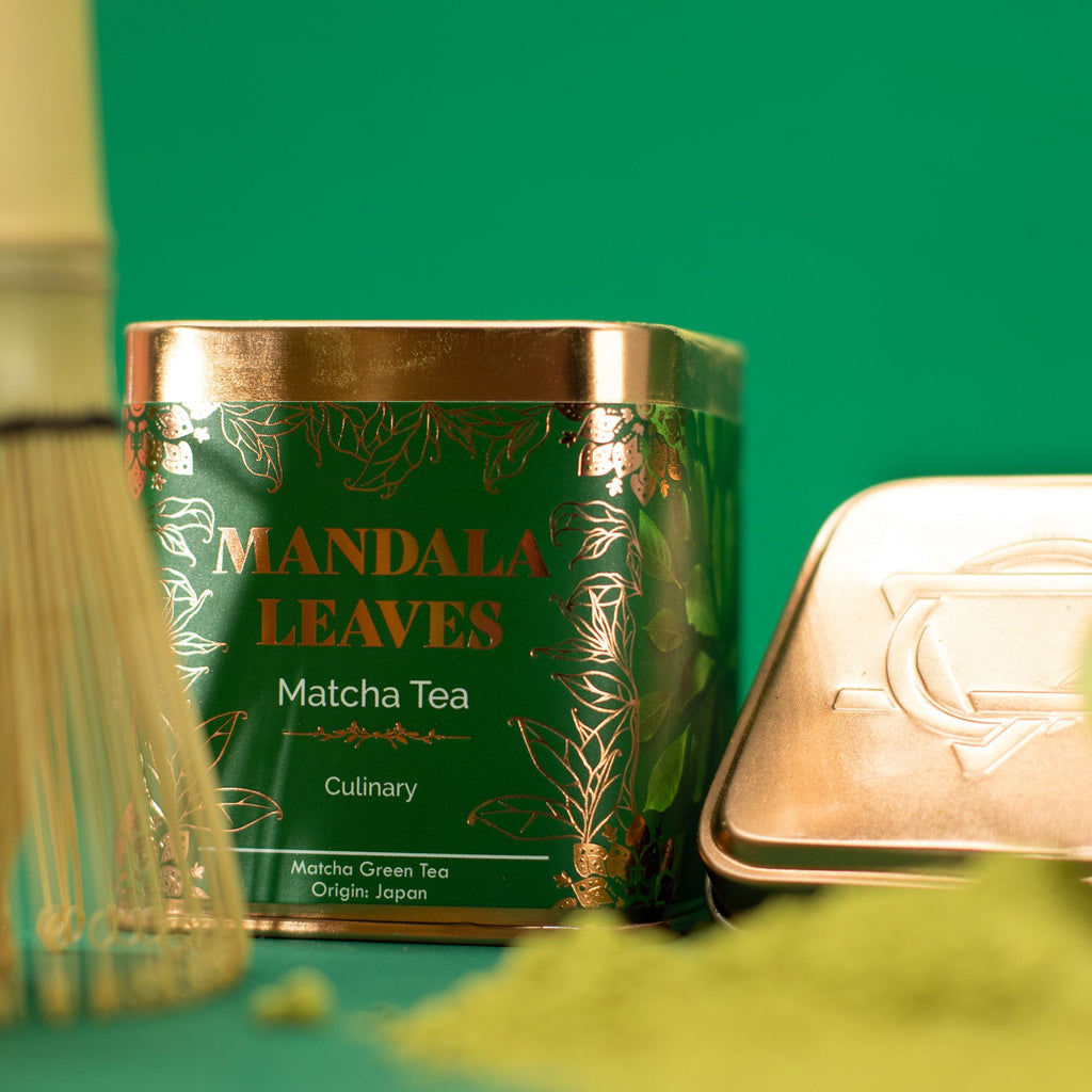 Matcha Culinaire Bio 50g – Poudre de Thé Vert Japonais | Lattes Smoothies Pâtisserie | Boîte Métallique