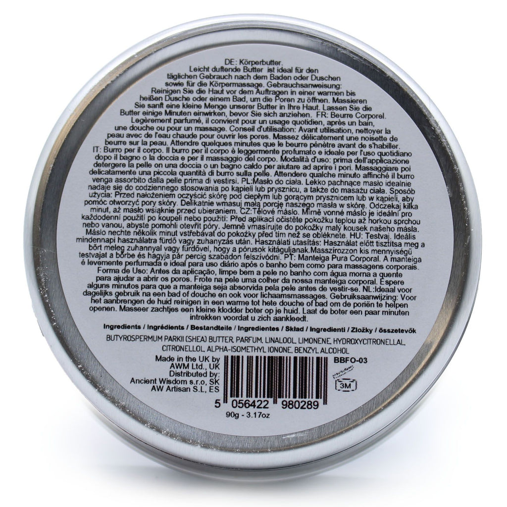Beurre Corporel Parfumé au Karité 90 g – Orchidée Ravissante
