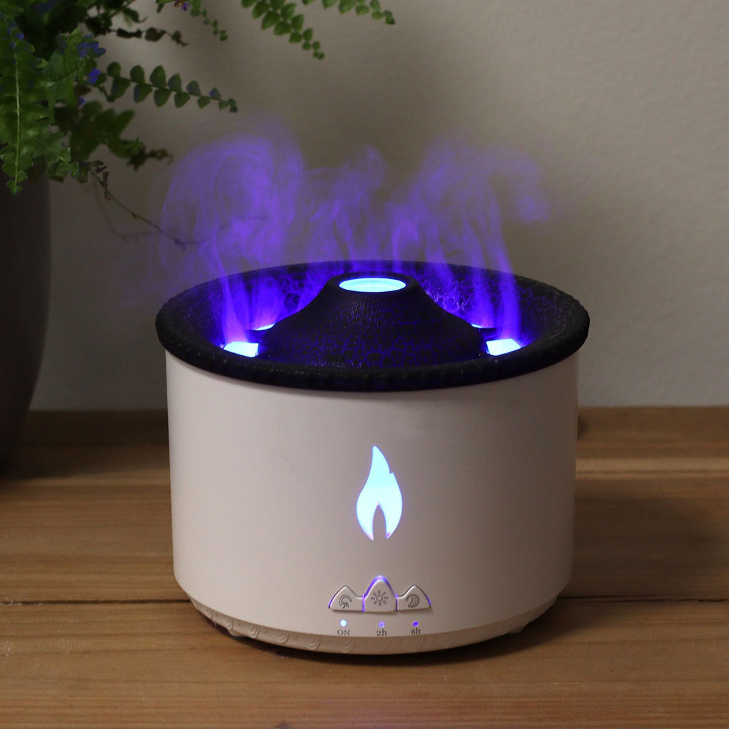 * Diffuseur d’arômes effet volcan 360 ml – Format moyen – Sur secteur – Deux couleurs