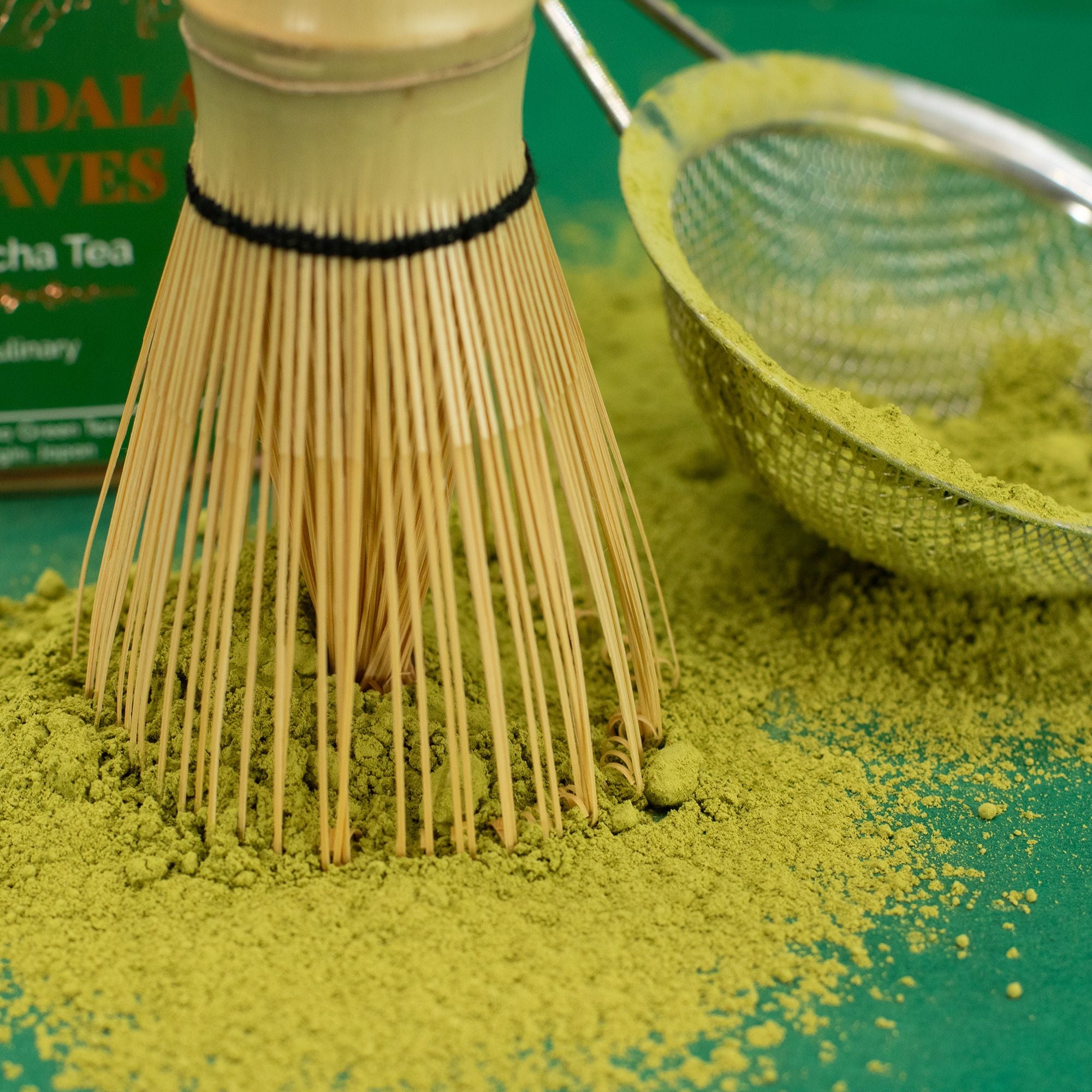 Matcha Culinaire Bio 50g – Poudre de Thé Vert Japonais | Lattes Smoothies Pâtisserie | Boîte Métallique