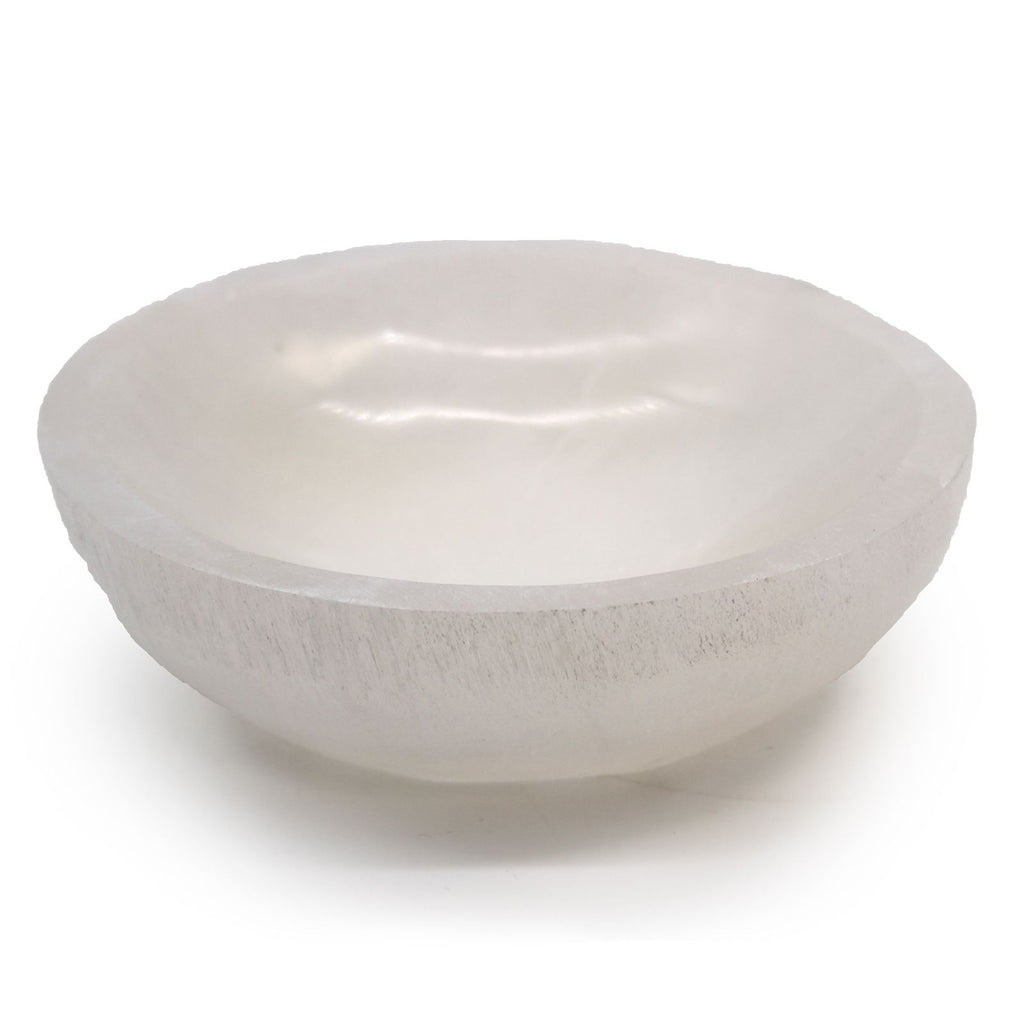 Coupelle ronde en sélénite – 15 cm