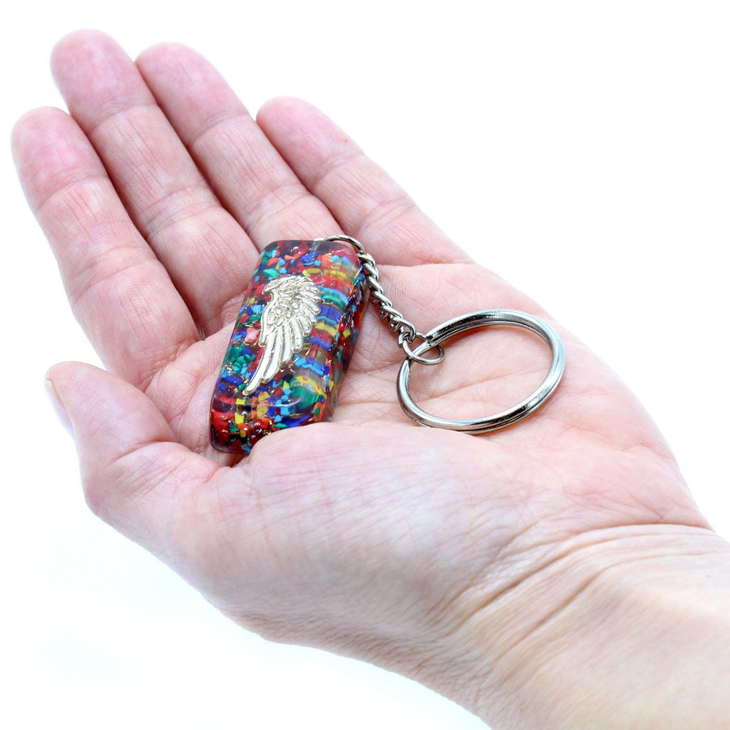 * Porte-clés en orgonite – Gardien protecteur