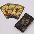 Tarot Feuille d'Or – Que la Magie Commence – Coffret Cadeau 78 Cartes
