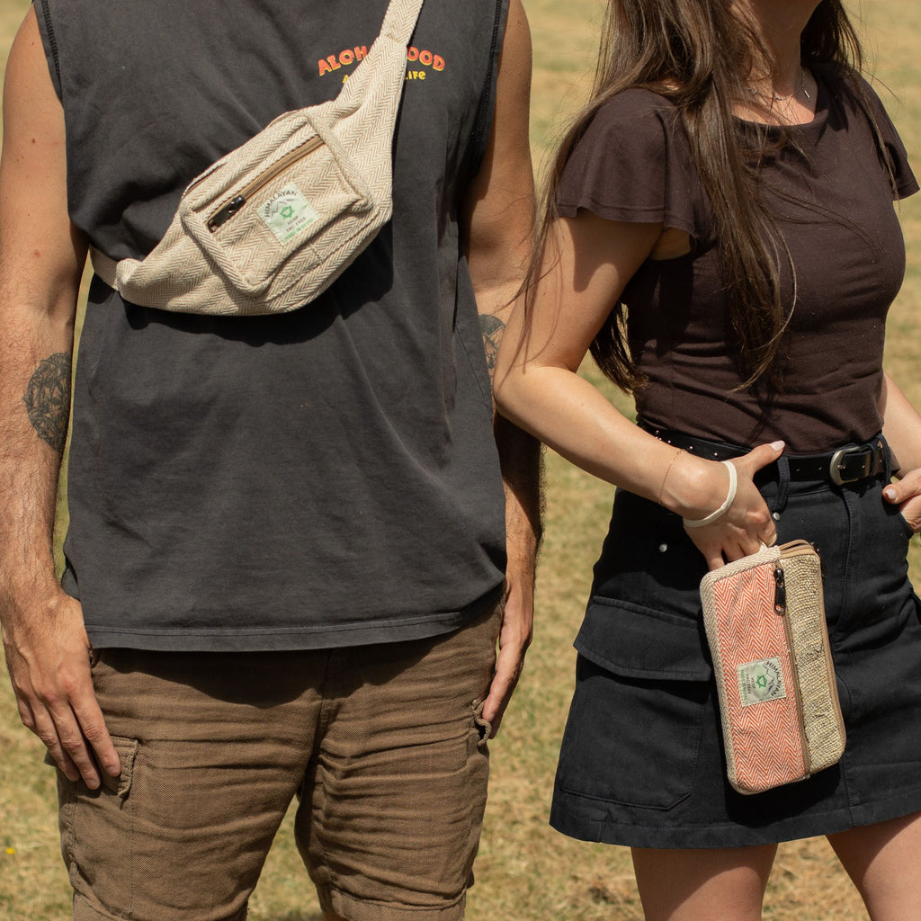 Sac Banane en Chanvre Extra Pur – 100 % Hemp | Artisanal Népal