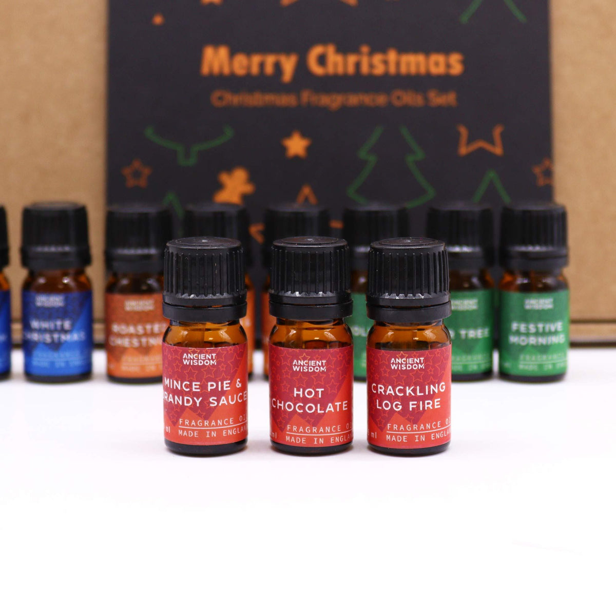 * Coffret d’huiles parfumées Délices de fête – 12 × 5 ml