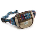 Sac Banane Chanvre & Coton Design Aléatoire — Artisanal Népalais Unique