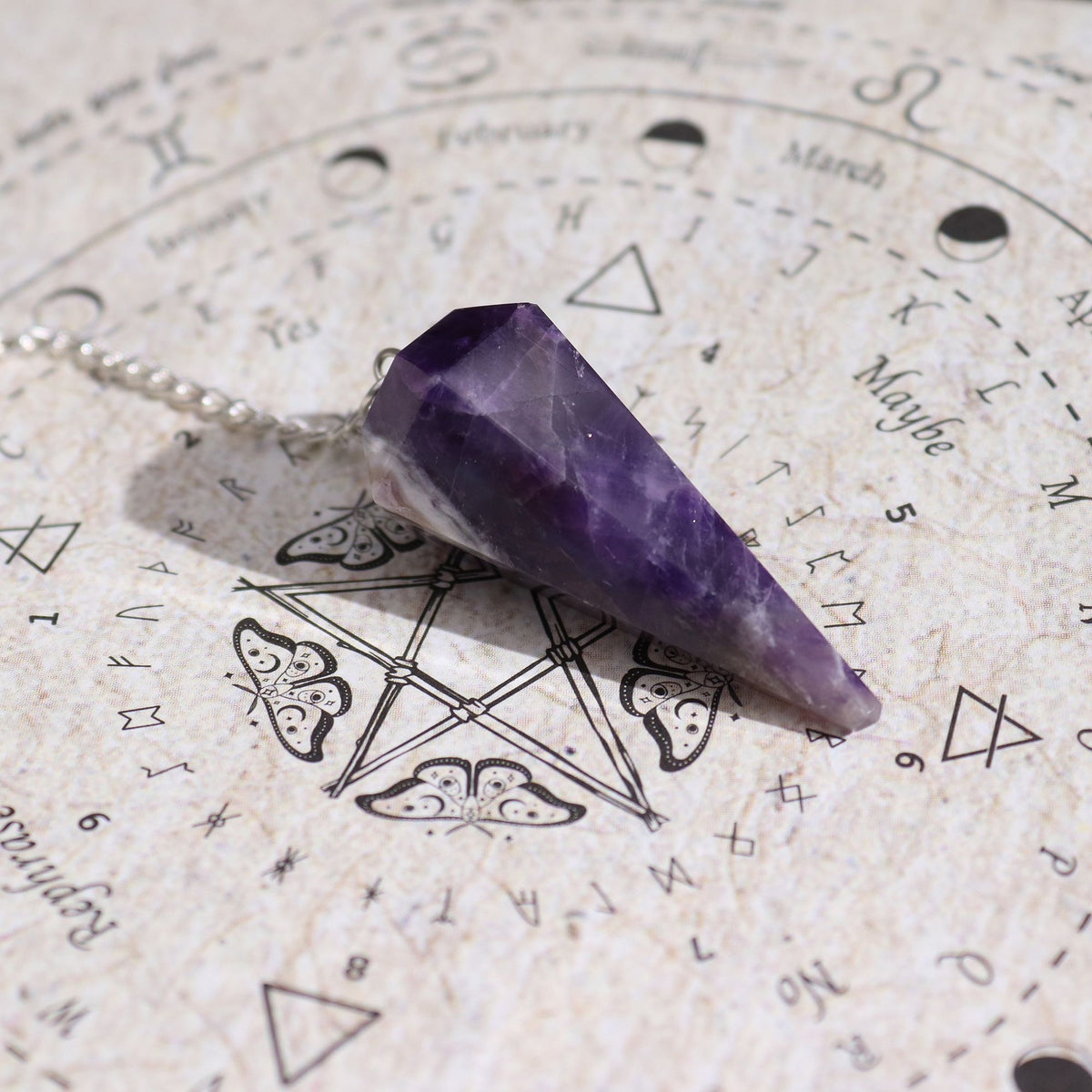 Encens rituel Ancient Witch – Séduction – Pendule en améthyste