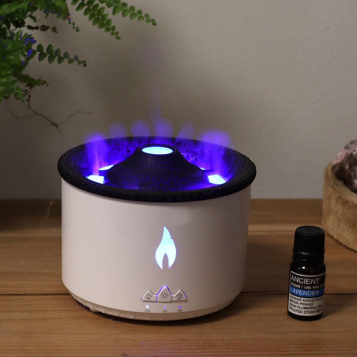 * Diffuseur d’arômes effet volcan 360 ml – Format moyen – Sur secteur – Deux couleurs