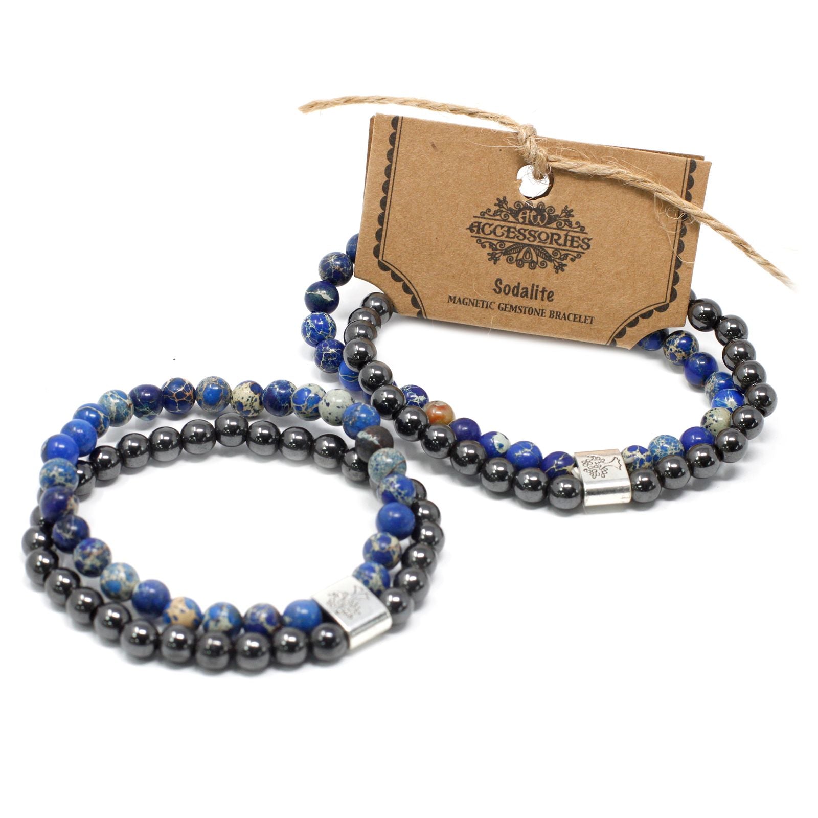 Bracelet Magnétique en Pierres Naturelles – Sodalite