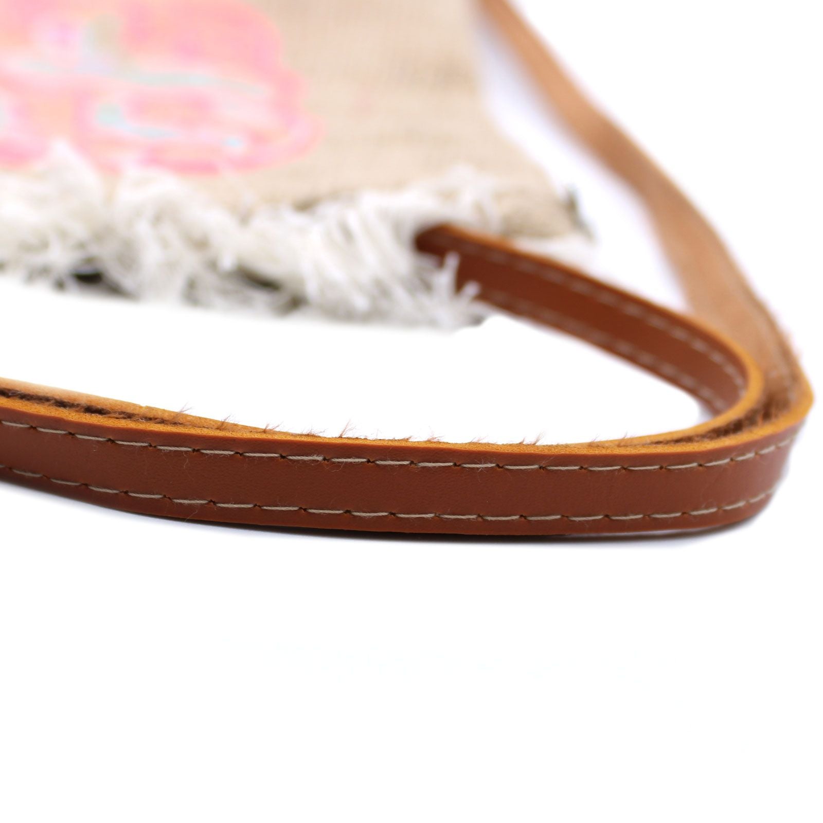 Sac en Jute Brodé Ananas | Artisanat Balinais | Style Tropical & Bohème