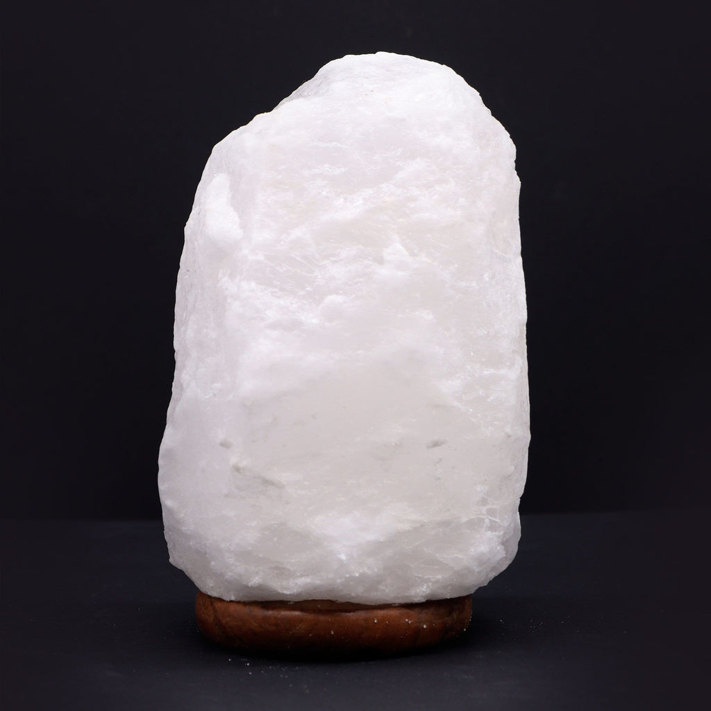 * Lampe en sel de l’Himalaya avec socle, environ 3 à 5 kg