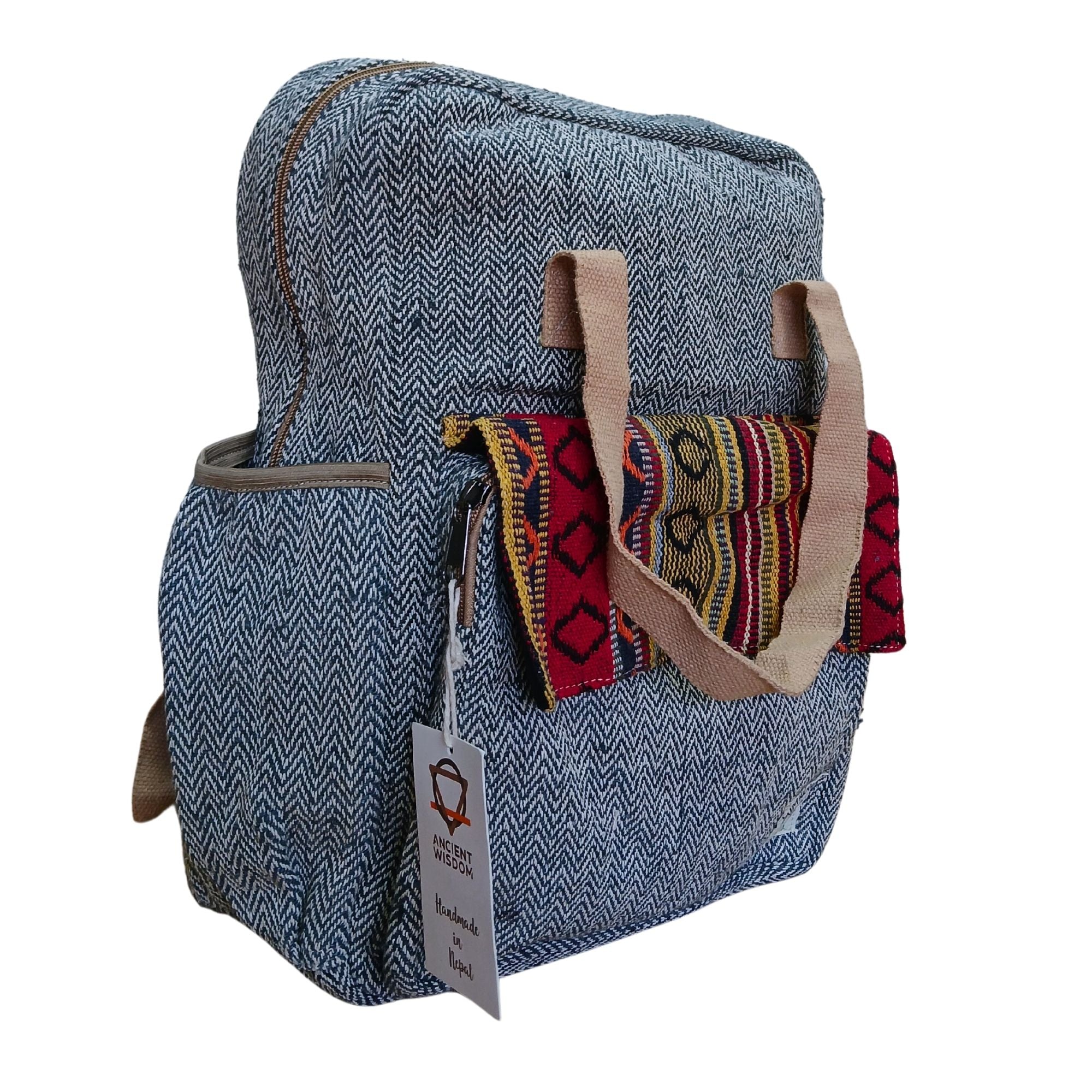 Sac à Dos d’Aventure en Chanvre – Annapurna | Artisanal Népal