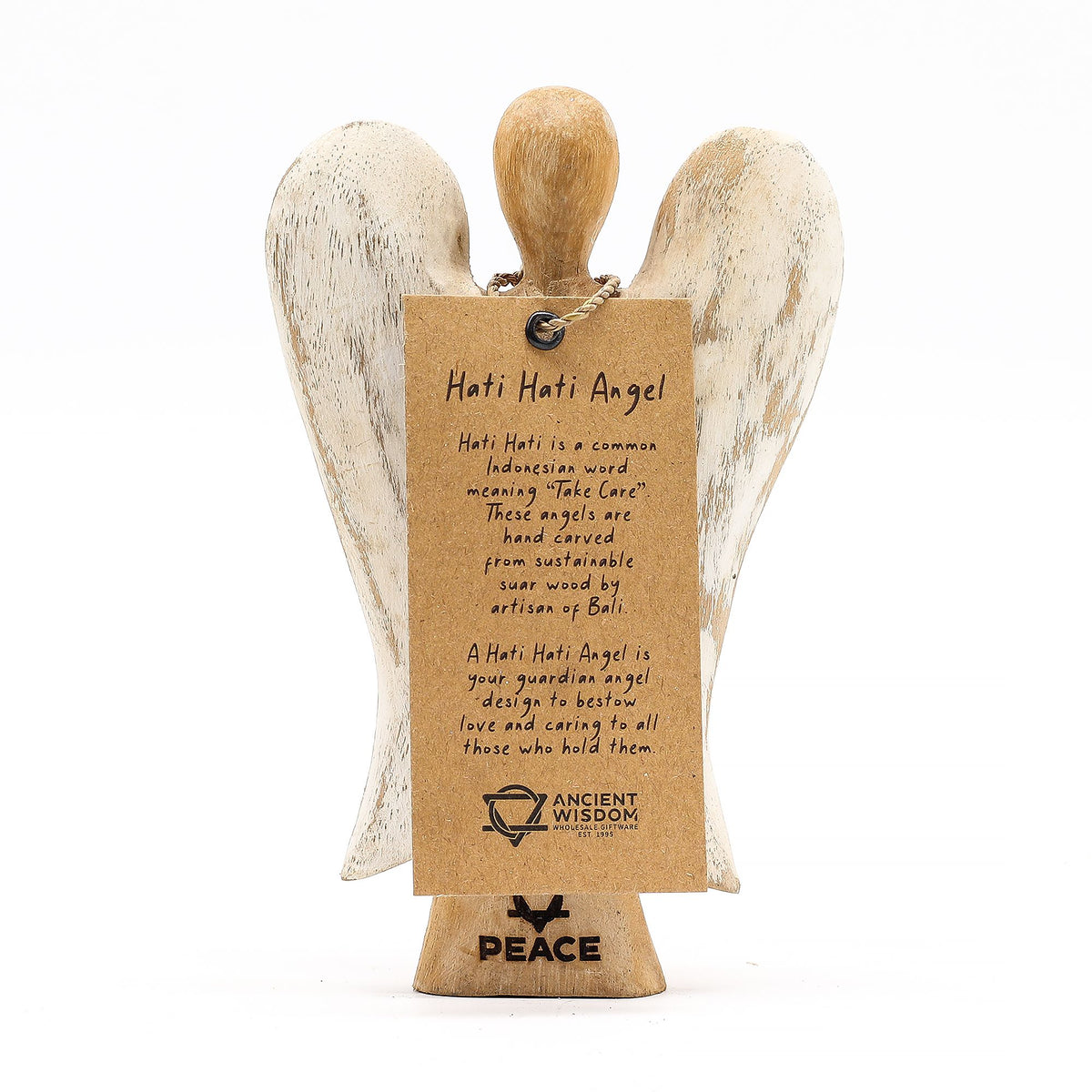 Nouvel ange Hati-Hati – Paix – 15 cm