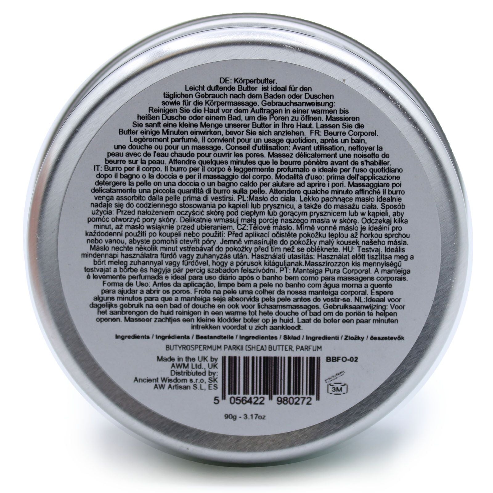 Beurre Corporel Parfumé au Karité 90 g – Mangue Folle