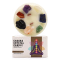 Grande Bougie Cristal Chakras – Sept Chakras