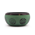 * Bol chantant en poudre de terre Mandala Bouddha, 16 cm