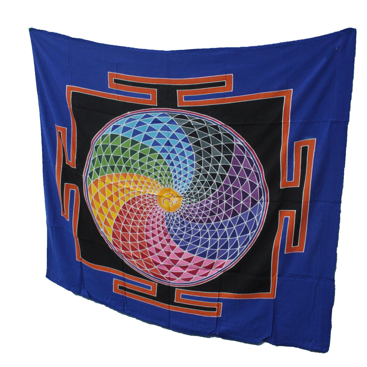 * Guirlande murale de sept drapeaux à motifs symboliques