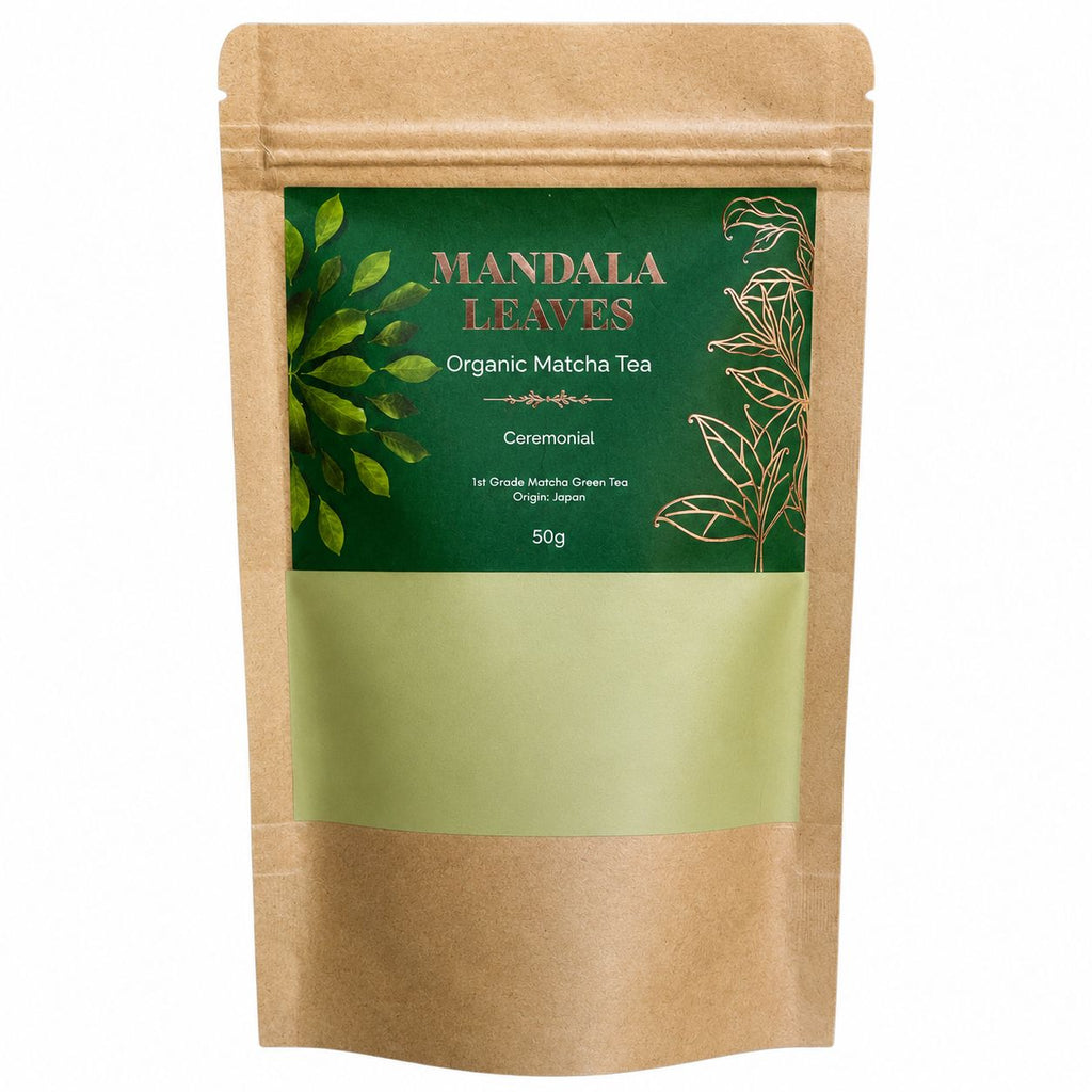 Matcha Bio de Cérémonie 1ère Qualité 50g – Poudre Thé Vert Japonais Premium | Sachet Artisanal