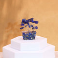 Mini Arbres en Pierres Précieuses sur Base d'Orgonite – Sodalite (15 pierres)