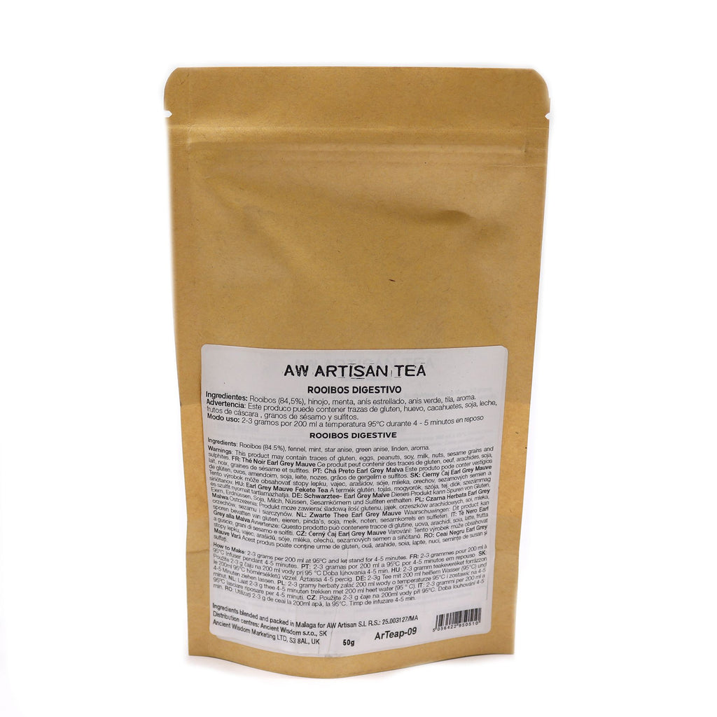 Red Bush Digestive 50g – Rooibos Menthe & Anis Étoilé | Infusion Digestive Artisanale Sachet