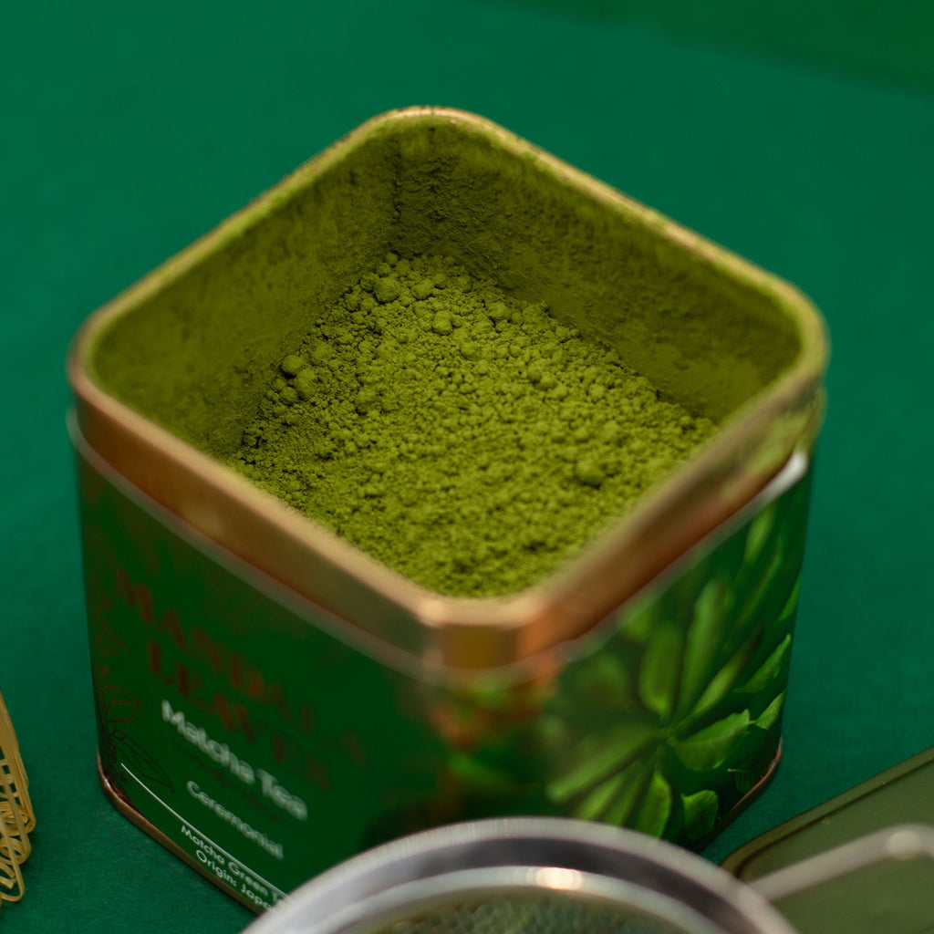 Matcha Culinaire Bio 50g – Poudre de Thé Vert Japonais | Lattes Smoothies Pâtisserie | Boîte Métallique