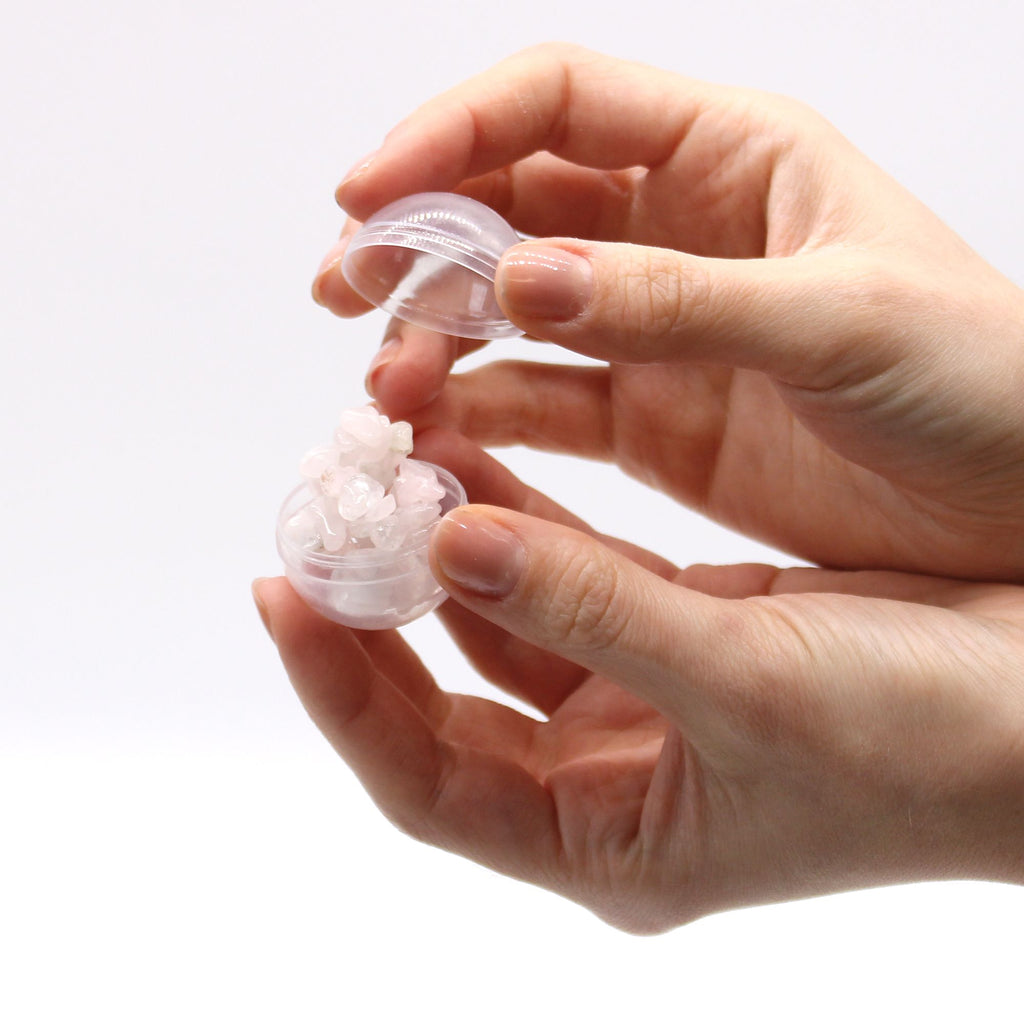 Bombe de bain bergamote et sel marin avec bracelet en quartz rose