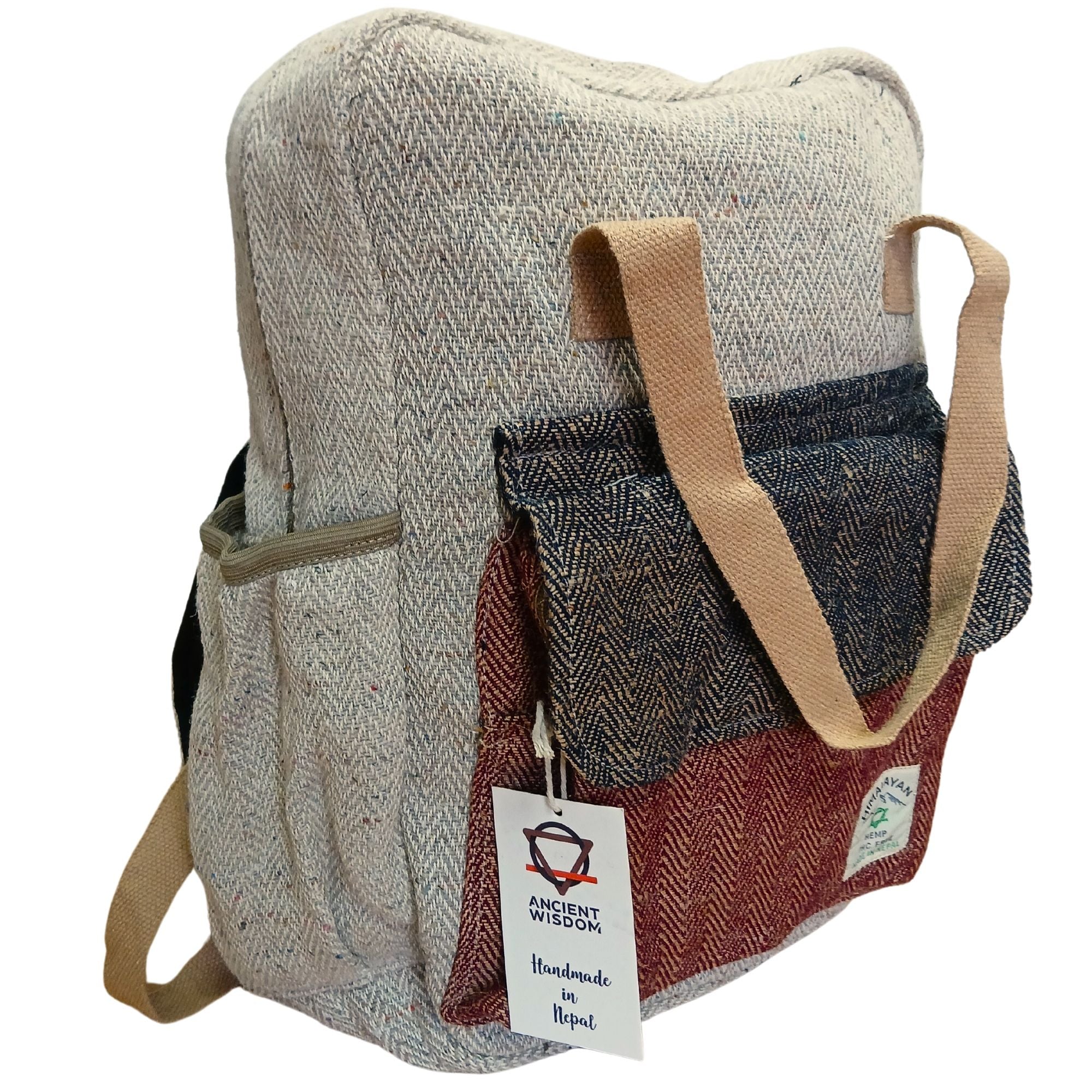 Sac à Dos d’Aventure en Chanvre – Katmandou | Artisanal Népal