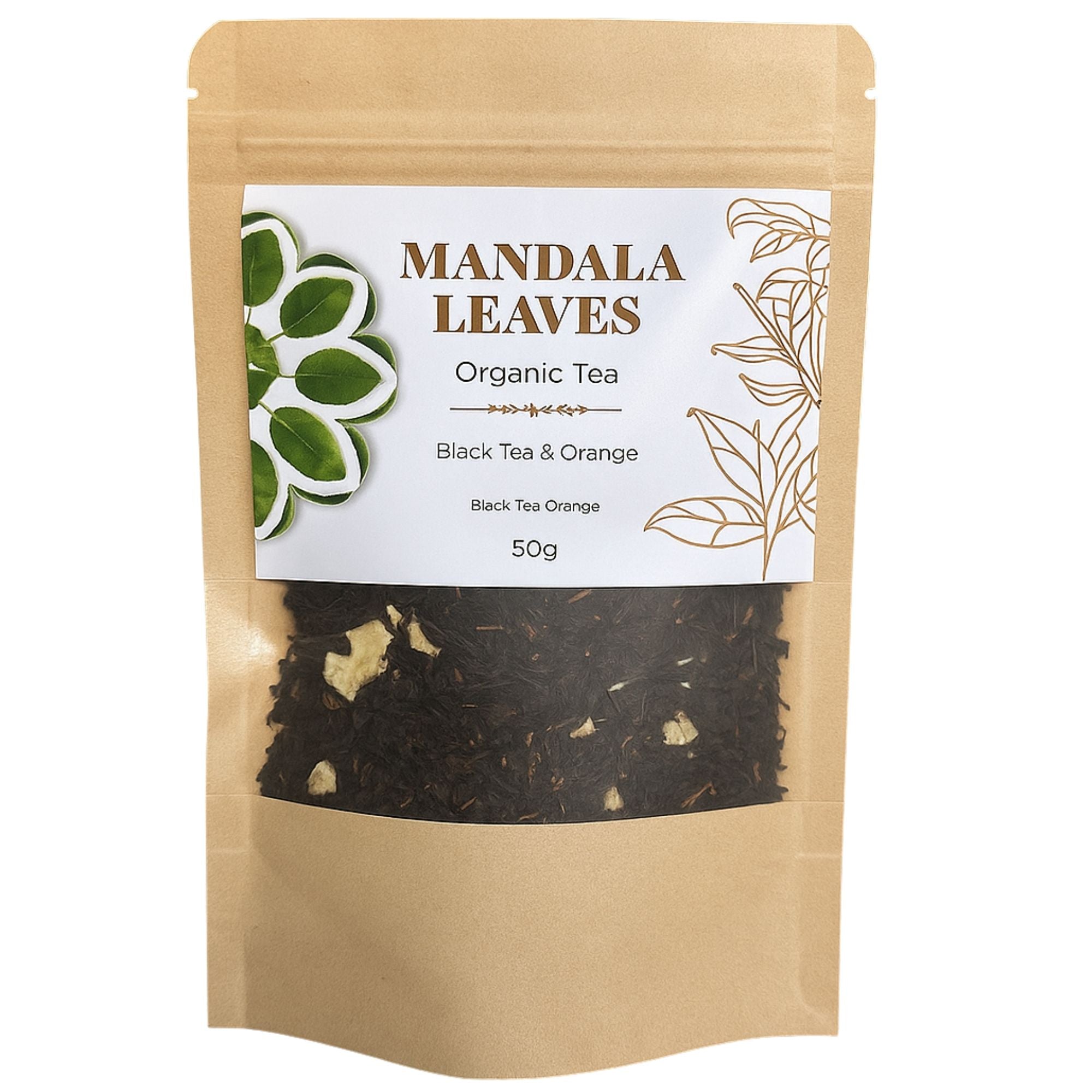 Thé Noir Bio Narnaja 50g – Infusion Orange Agrumes Artisanale | Sachet Artisanal