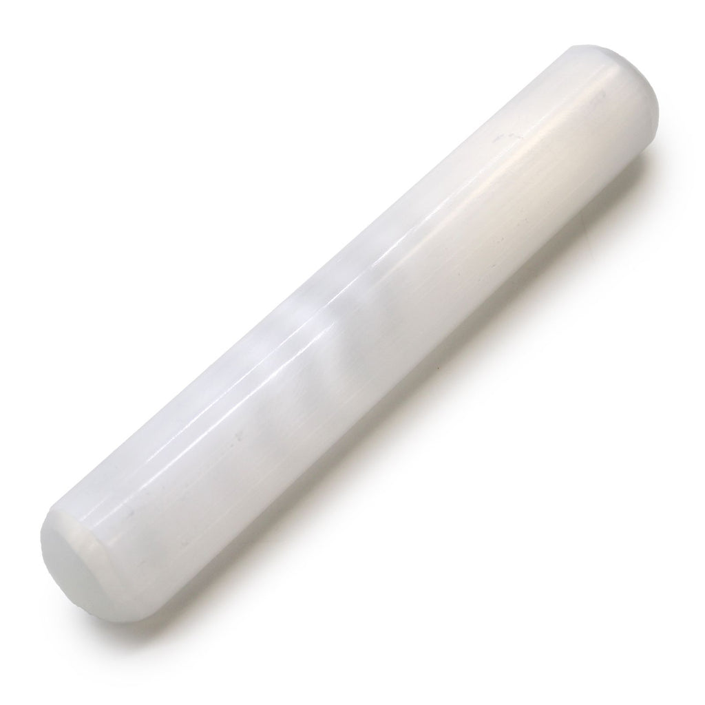 Baguette en Sélénite - 16 cm (Extrémités Arrondies)