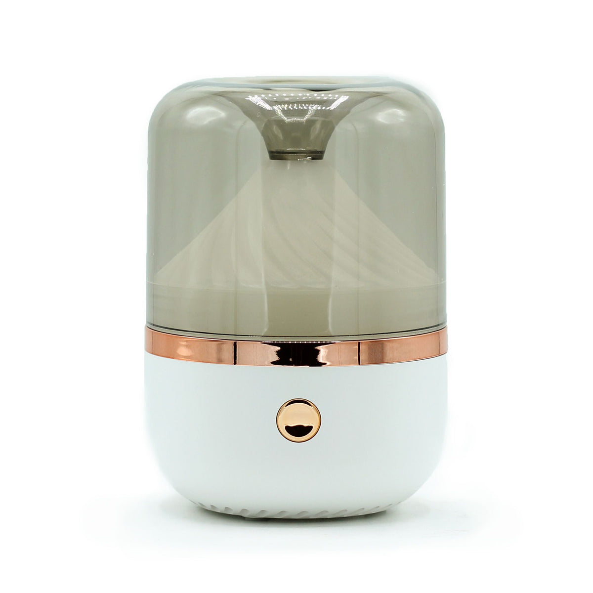 * Diffuseur d’arômes Urban blanc et bronze – USB – Lumière à changement de couleur