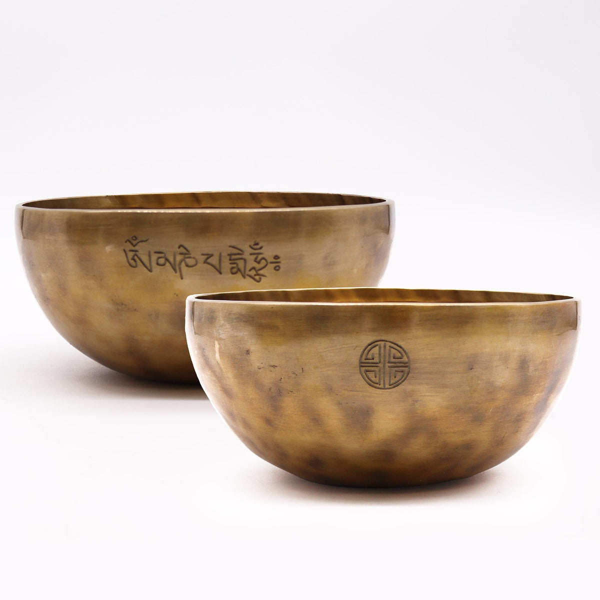 * Très grand bol chantant népalais Lune, 22 cm, environ 1 450 g